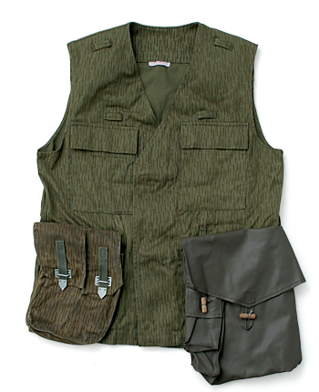 東ドイツ NVA 降下猟兵(空挺)戦闘ベスト、I型/m48/実物・極上