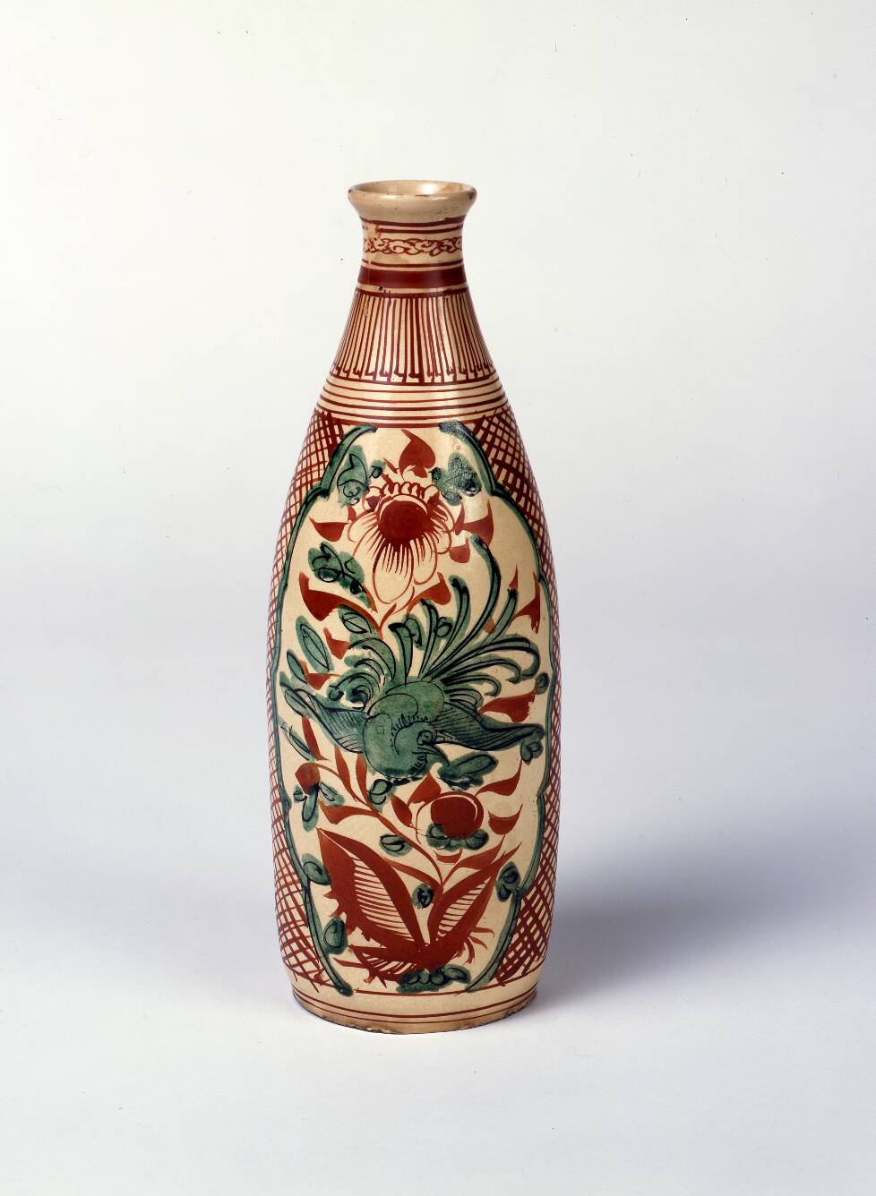 呉州赤絵写花鳥文徳利 – 兵庫陶芸美術館 収蔵品データベース