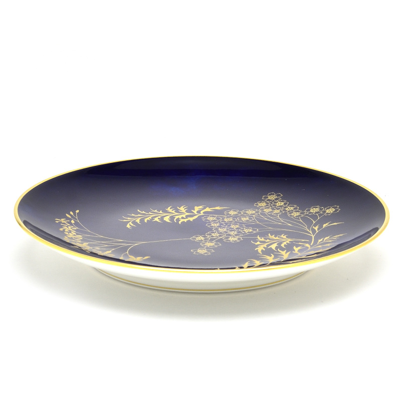 セーブル(Sevres) パン皿 ディアンヌ(16.5cm)24K金彩装飾:Vesque