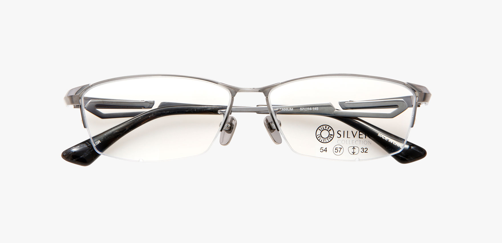 ｼﾙﾊﾞｰｺﾚｸｼｮﾝ SLV-509(54 ﾗｲﾄｸﾞﾚｰ): メガネフレーム｜眼鏡市場【公式