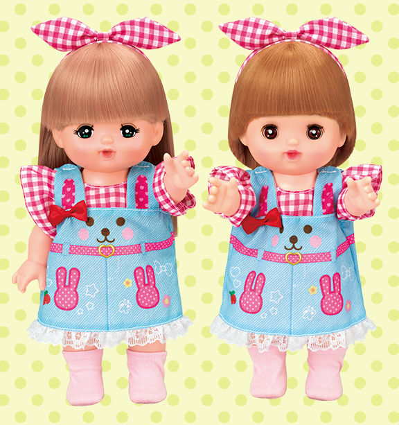 うさちゃんデニムワンピ｜商品情報｜メルちゃん