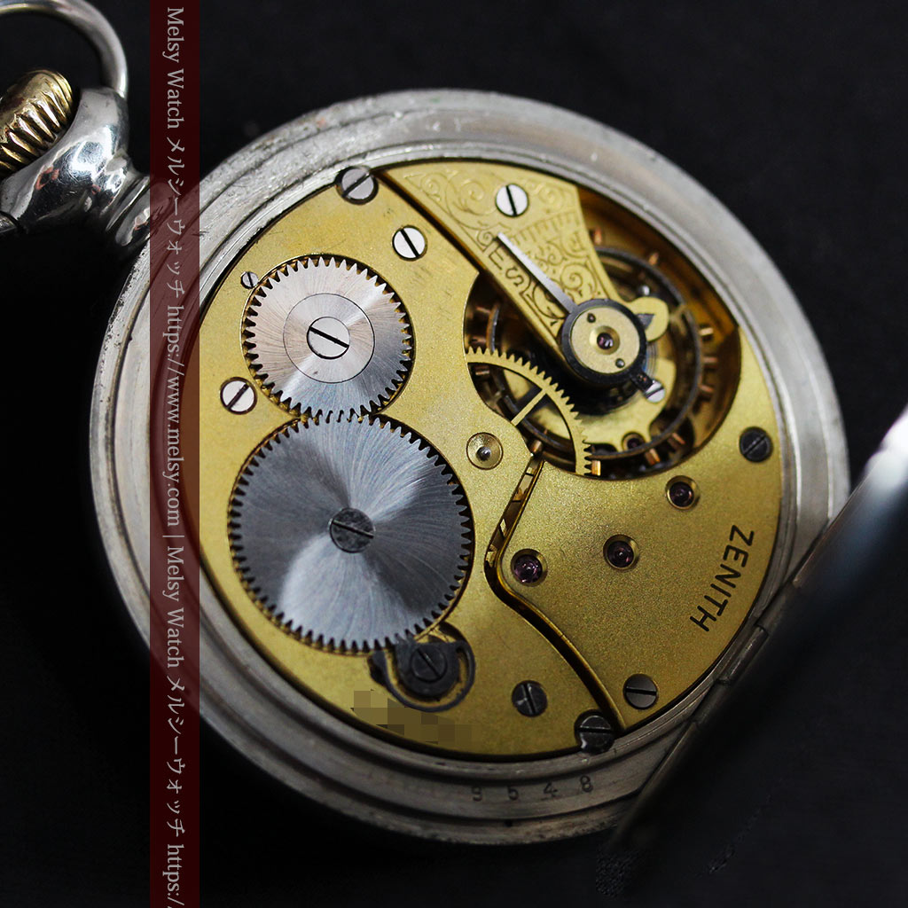 ゼニスのアンティーク懐中時計と腕時計ケース 【1910年頃】 （販売済み