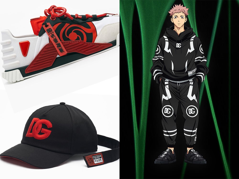 ドルチェ＆ガッバーナと呪術廻戦が異色コラボ】スニーカー、キャップ