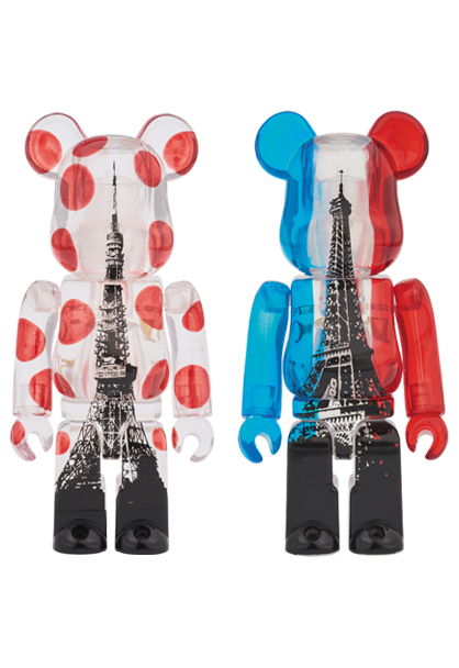 MEDICOM TOY - TOKYO TOWER BE@RBRICK + EIFFEL TOWER BE@RBRICK TWIN