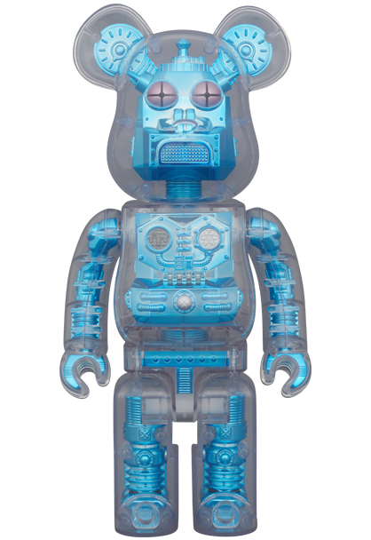 MEDICOM TOY - BE@RBRICK HxS (HIROTA SAIGANSHO) METALLIC BLUE 400％