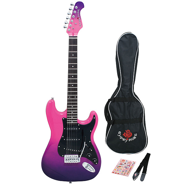 大人気のジプシーローズより、エレキギター、エレキベースセットに新色