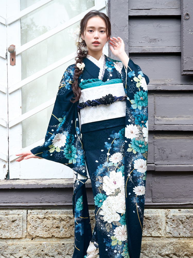 シンプルモダン振袖 H818 | 岐阜・大垣・一宮で振袖レンタル・購入