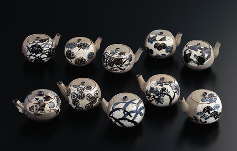 乾山銹絵染付掻落絵替汁次 - MIHO MUSEUM