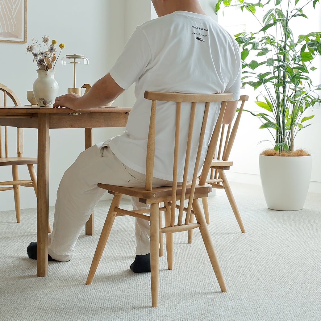 天然木 板座 ダイニングチェア 北欧デザイン｜miion - miion｜北欧