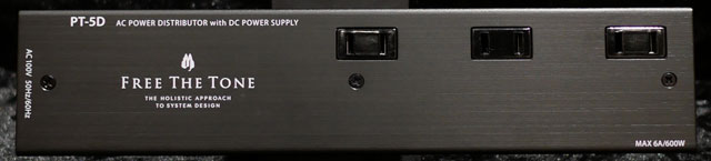 PT-5D / AC POWER DISTRIBUTOR with DC POWER SUPPLY: エフェクター