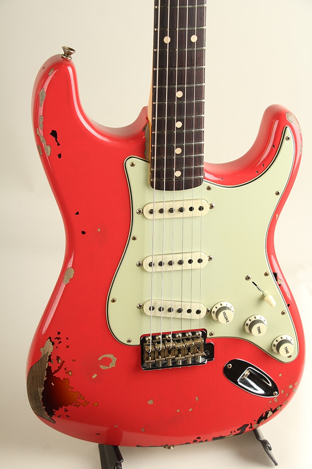 Michael Landau Signature 1963 Stratocaster/Fiesta Red over 3-Color