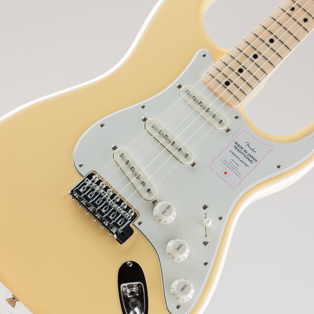 Made in Japan Traditional 70s Stratocaster/Vintage White/Maple