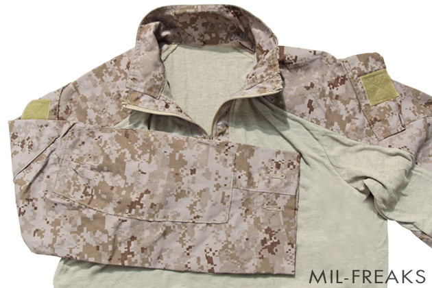 US 米軍実物 USMC FROG コンバットシャツ デザート マーパット サイズ