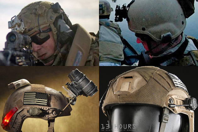 PrincetonTecタイプ POINT - MPLS LED ヘルメットライト 取付