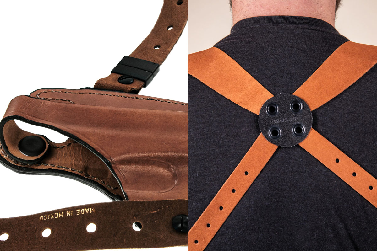 Bianchi Model X16 Agent ショルダー レザーホルスター 対応:Glock 17