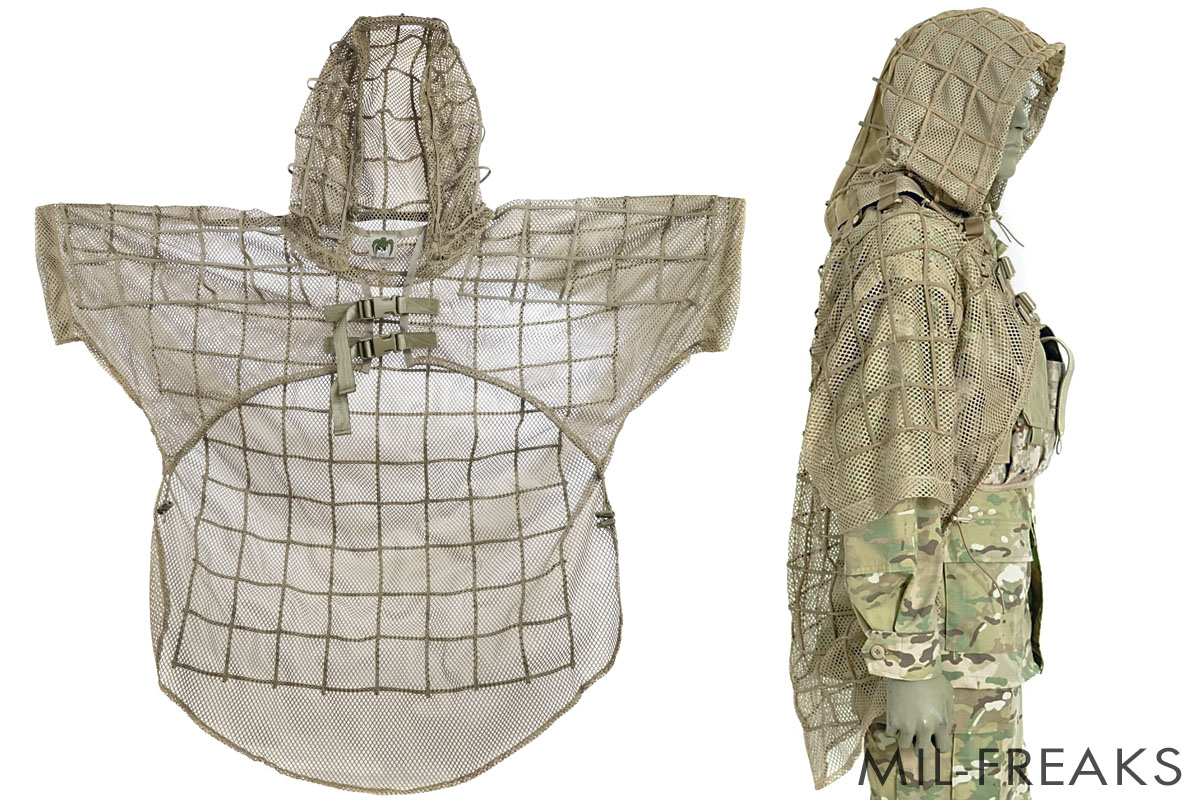 Tactical Concealment SUPER COBRA Ghille ショート ギリーフード TAN