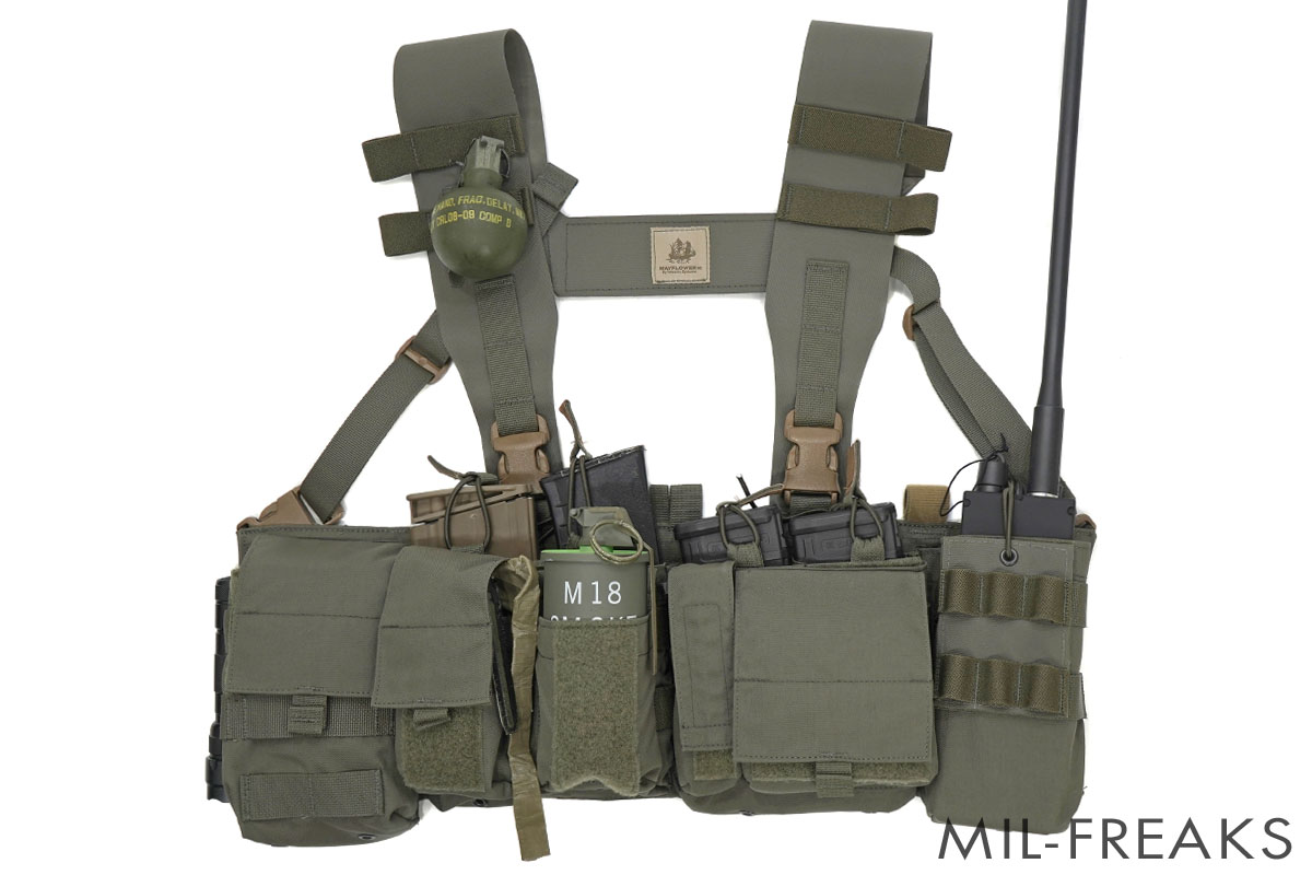 MAYFLOWER UW チェストリグ THE PUSHER Gen. VI レンジャーグリーン