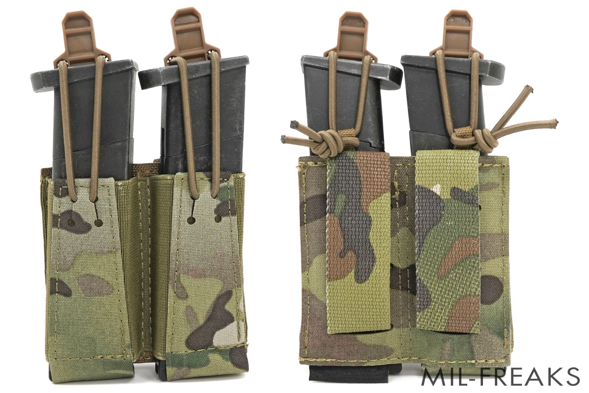 Cork Gear GBRSタイプ ピストル ダブル マガジンポーチ タブ付き