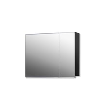 プレーンVミラーボックス ホワイト W750(二面鏡)(KT03469WM)｜洗面所