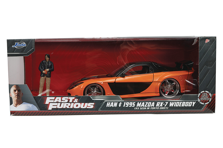 Hollywood Rides The Fast And The Furious Mazda RX7 With Han Figure