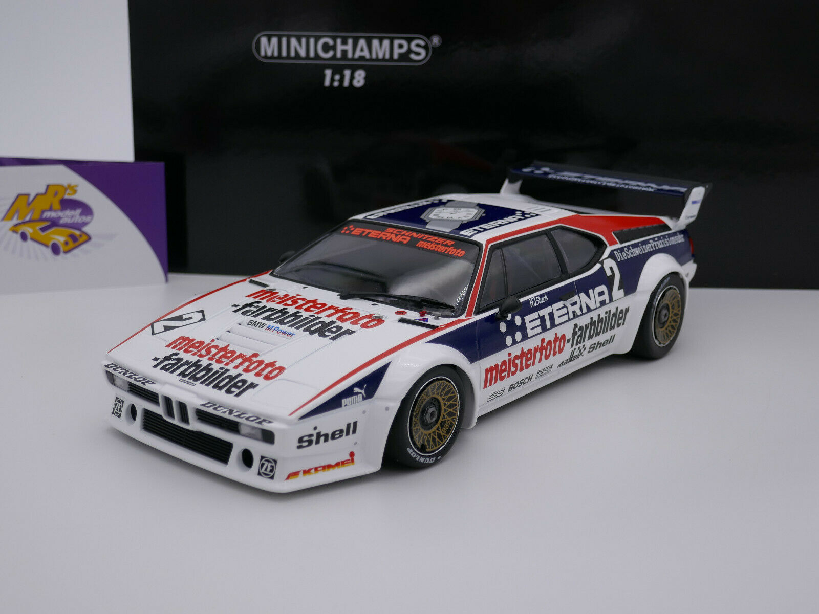 MINICHAMPS 1/18 BMW M1 DRT WUNSTORF 1982 □限定750pcs. PMA 1/18