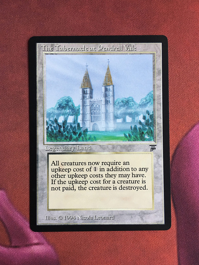 The Tabernacle at Pendrell Vale Legends magic the gathering proxy