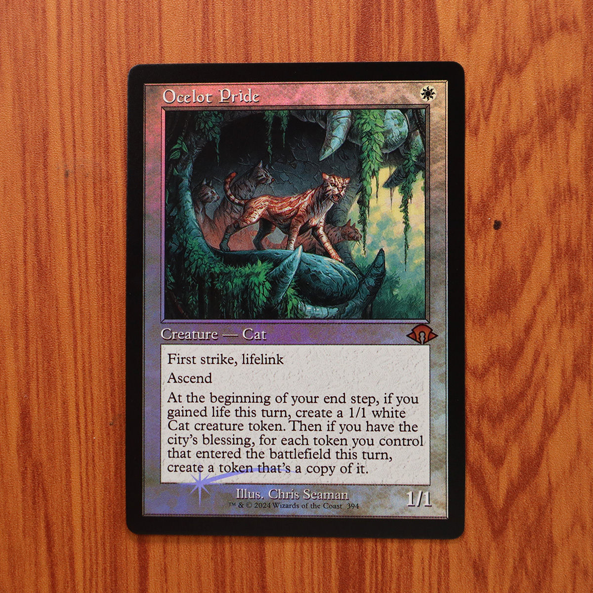 MTG ボーダーレス オセロットの群れ 英語非Foil① MTG ボーダーレス