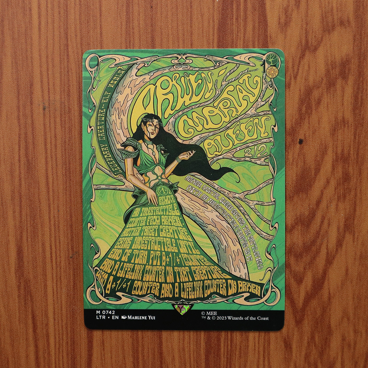 Arwen, Mortal Queen LTR Hologram magic the gathering proxy mtg