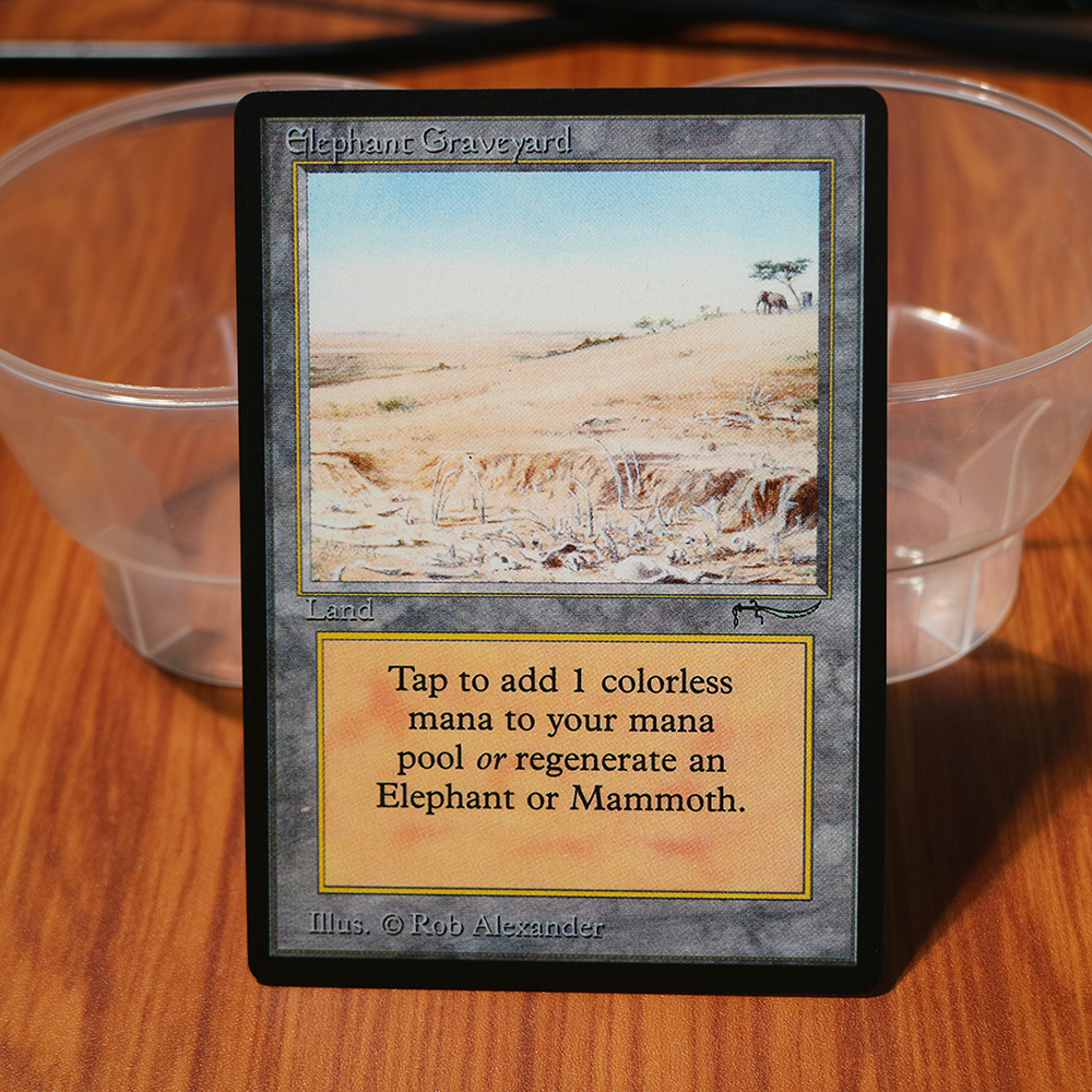 Elephant graveyard ARN Arabian Nights magic the gathering proxy