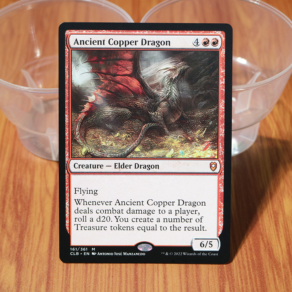 Ancient Copper Dragon #161 magic the gathering proxy mtg cards Top