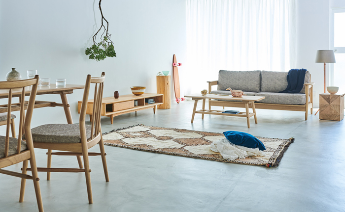 リビングテーブル LT-69 CHERRY チェリー 桜屋工業 HOMEDAY ホームデイ