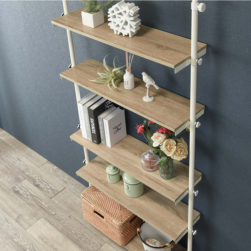 突っ張りラック KTR-3156 オープンラック 5段 無段階 幅90cm 突っ張り