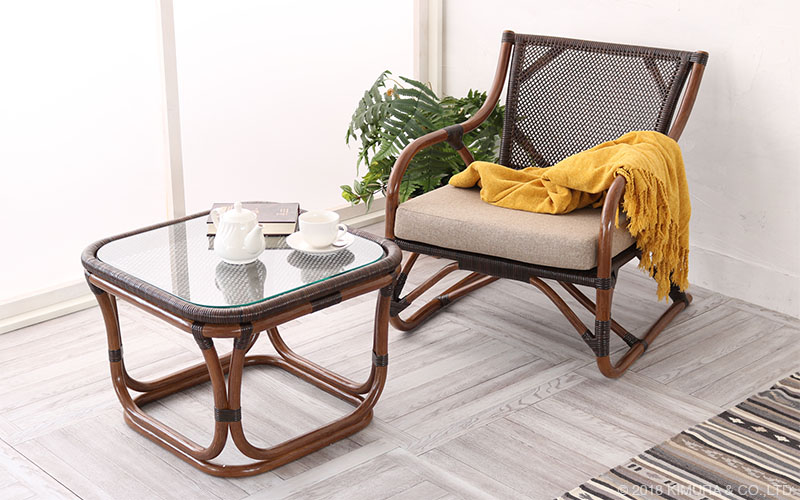 ラタン サイドテーブル T201KAを激安で販売する京都の村田家具