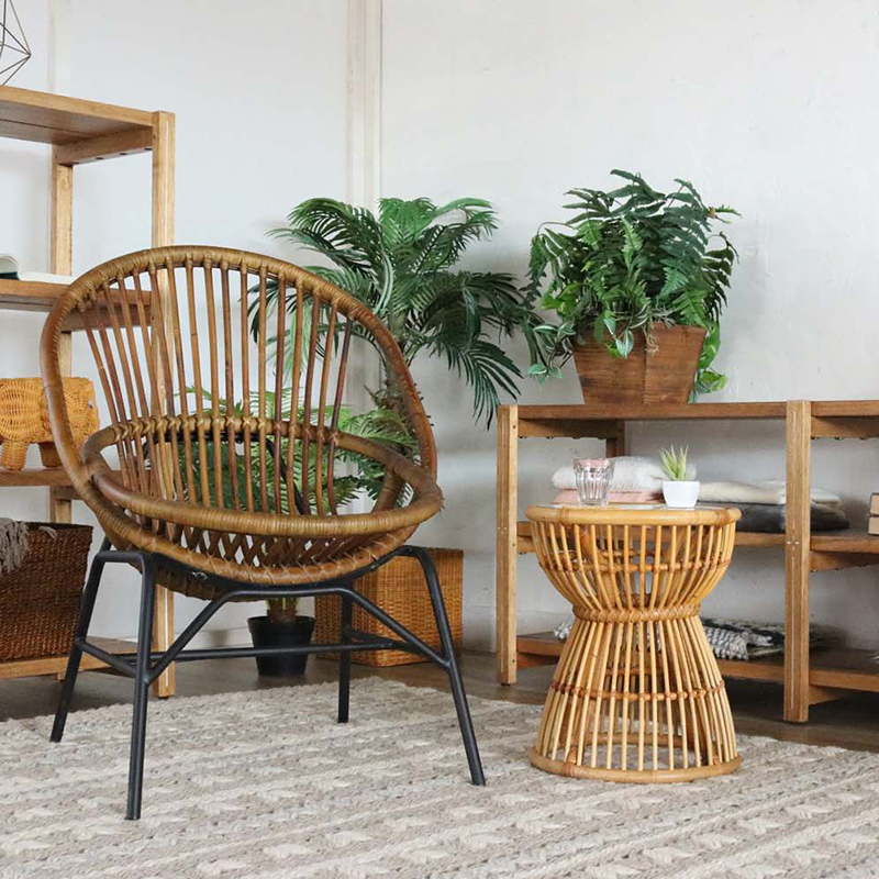 カジュアルハワイアン ラタン サイドテーブル Ohana T246MXを激安で