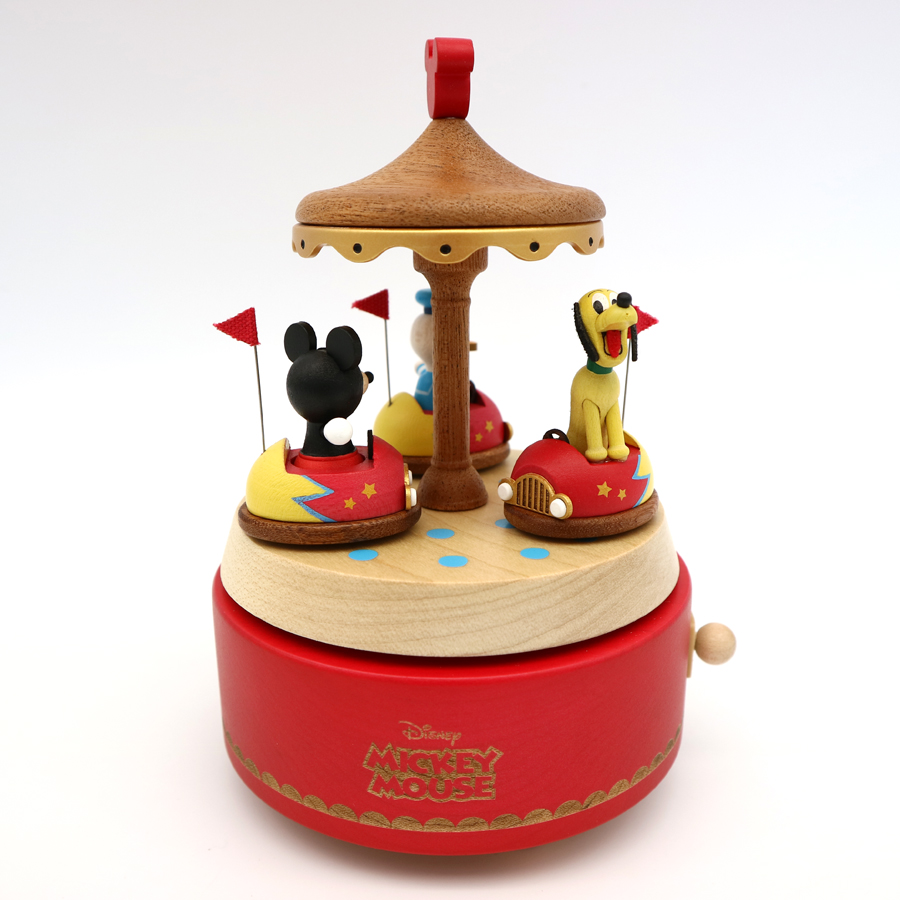 ディズニー 木製 オルゴール【ミッキーの遊園地】既製品 ｜株式会社