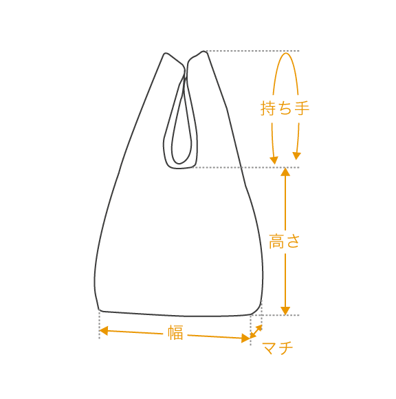 PORKCHOP GARAGE SUPPLY - LAUNDRY BAG (NATURAL) / ランドリーバッグ