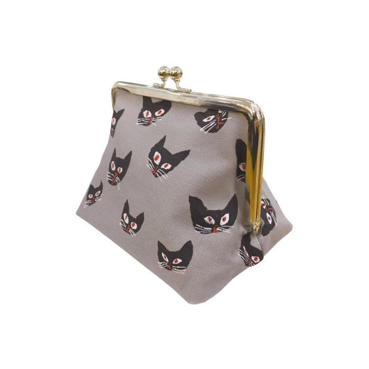 がま口ポーチ ミロコマチコ ねこ: ステーショナリー | ロフトネットストア