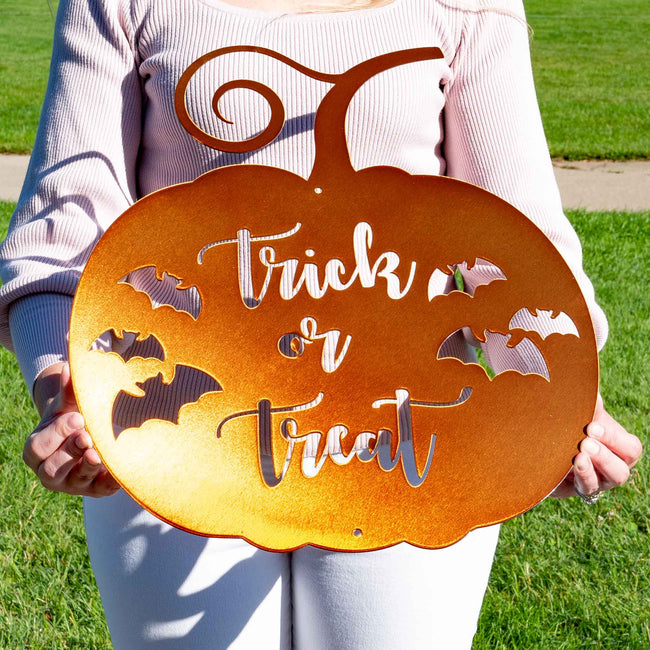 Outdoor Trick or Treat Sign | Halloween Decor | Seasonal Office