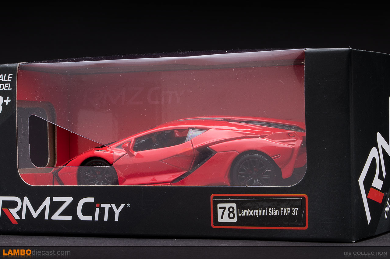The 1/43 Lamborghini Sian FKP 37 from RMZ City, a review by