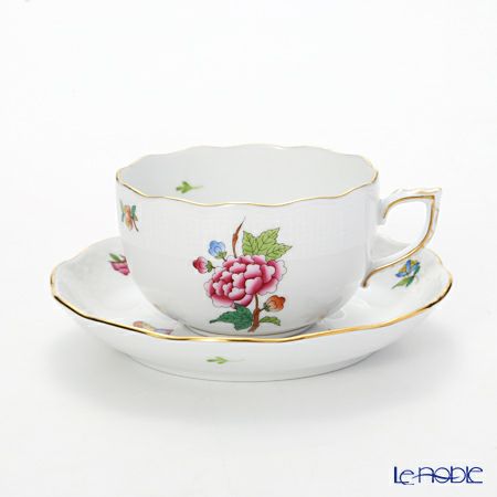 ヘレンド (HEREND) ヴィクトリア・花と蝶 LVF-1 0724-0-00 ティー