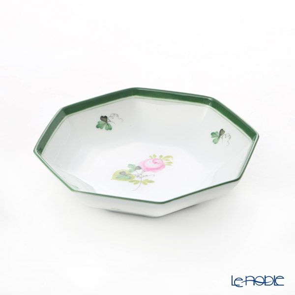 ヘレンド (HEREND) ウィーンのバラ VRH 04307-1-00 小皿（オクタゴナル