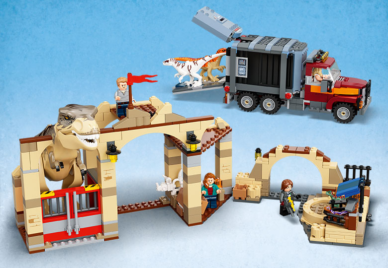 T-レックスとアトロキラプトルの大脱走 76948 | ジュラシック