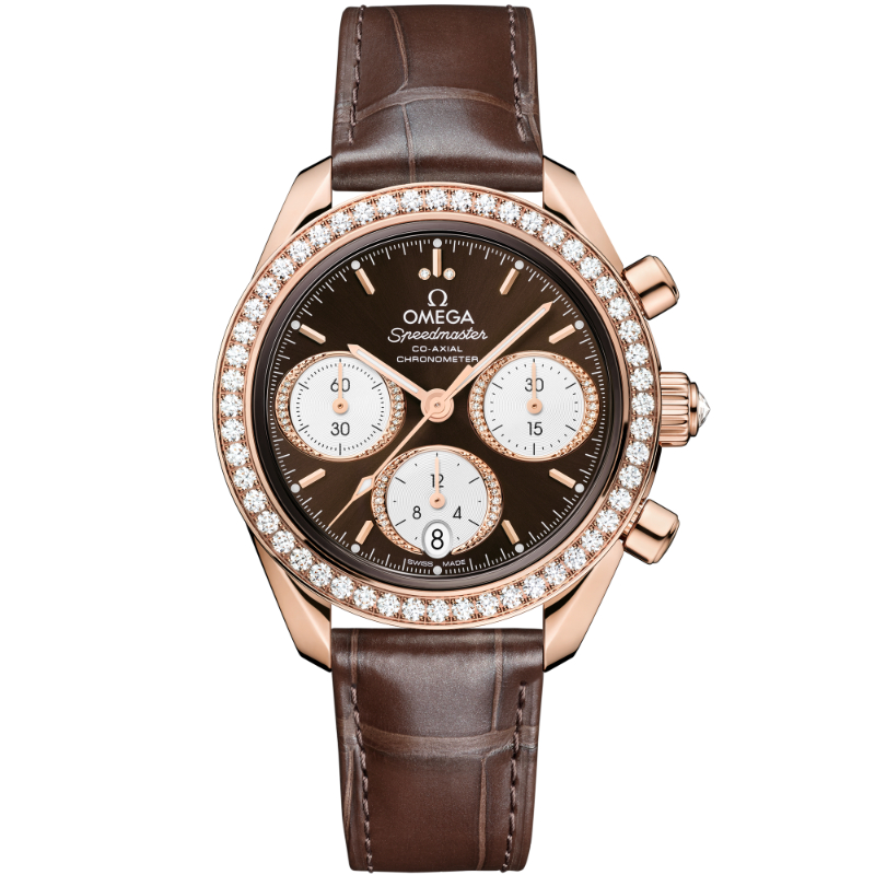 Omega 38 mm, Sedna™ Gold On Alligator - O32458385063001 Watch