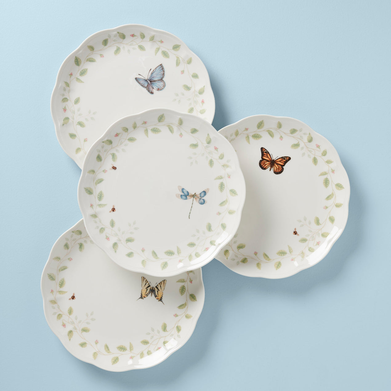 Butterfly Meadow Vines Dinner Plates - Set of 4 – Lenox Corporation