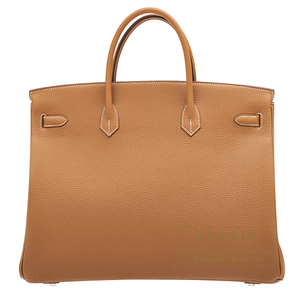 Hermes Birkin bag 40 Gold Togo leather Silver hardware | L'ecrin