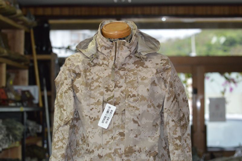 米軍実物 US.NAVY NWU TYPEII AOR1 ゴアテックスパーカー ゴアテックス