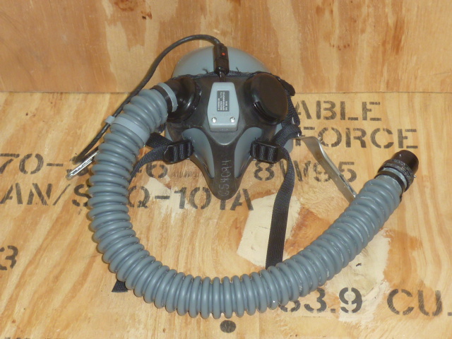 米軍実物 GENTEX パイロット酸素マスク 部品・パーツ