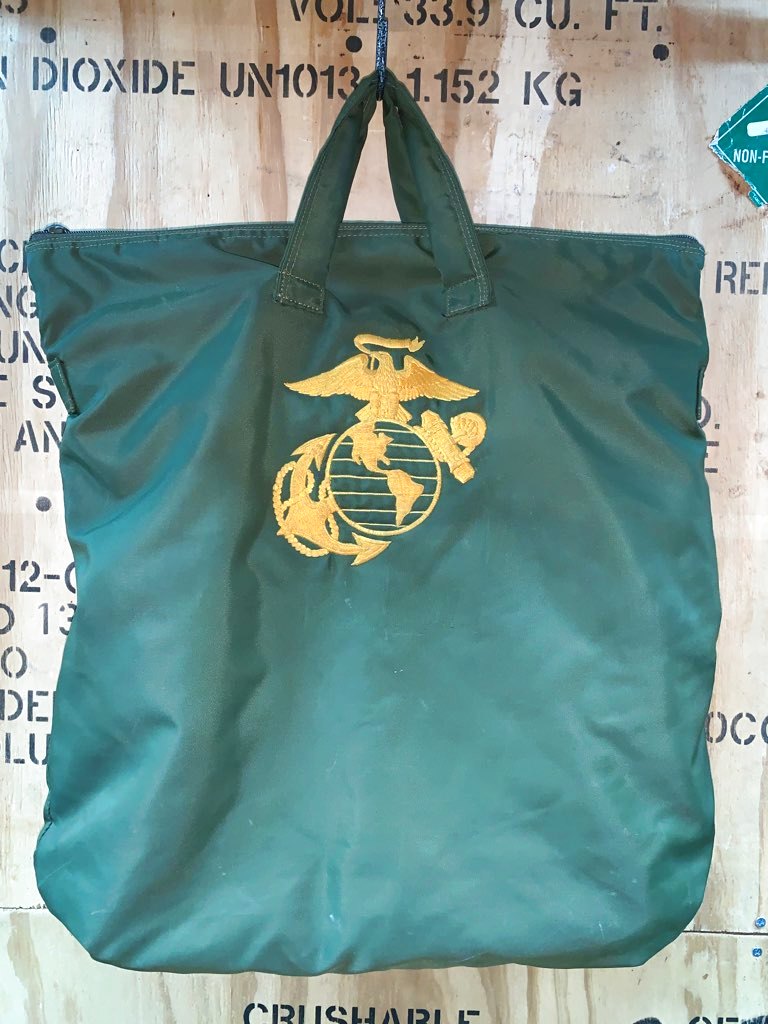 米軍放出品 USMC Royal Bag ヘルメットバッグ 刺繍入り BAG/バッグ