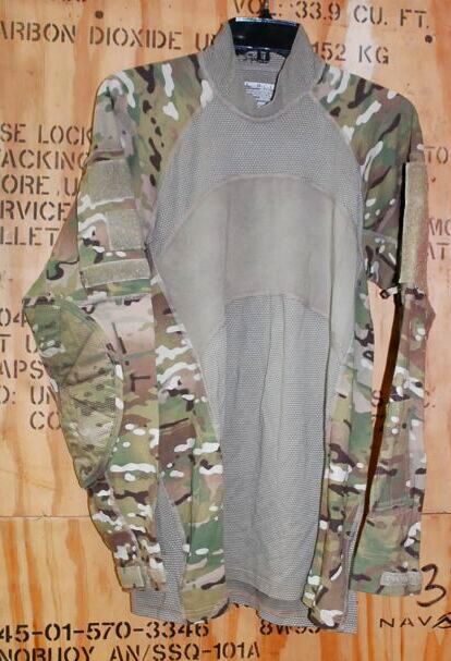米軍実物,マルチカム COMBAT SHIRT コンバットシャツ LARGE CRYE,FROG