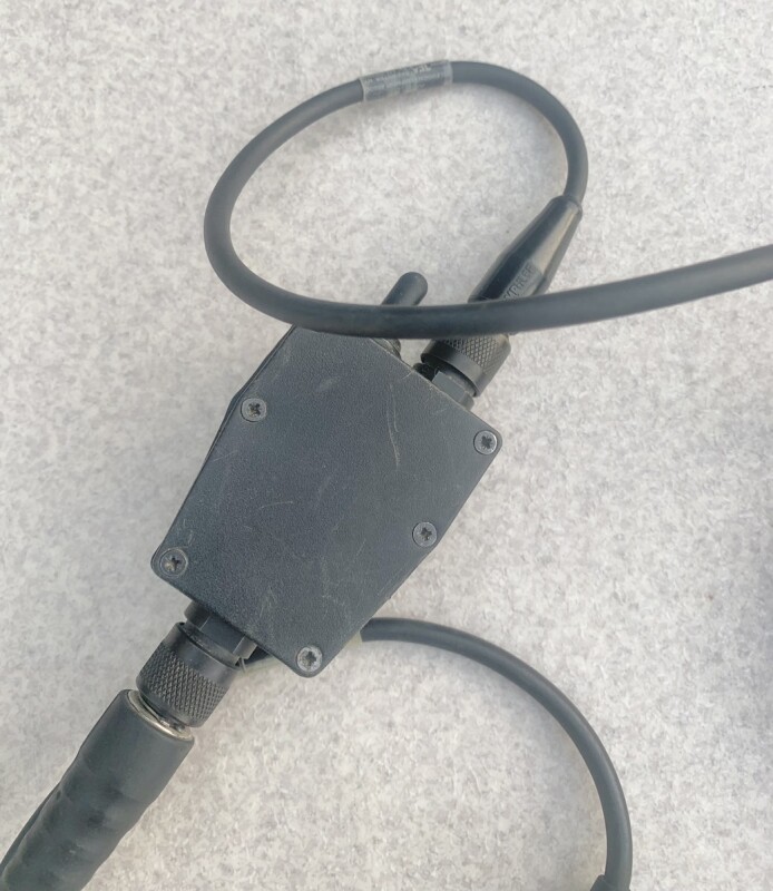 米軍実物 ヘッドセット10ピン マリタイムコネクター 部品・パーツ